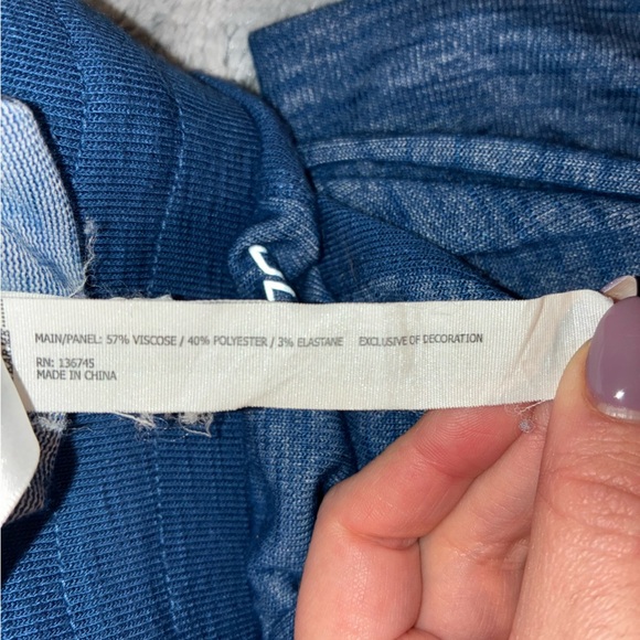 Lorna Jane Life XS Blue Elastic Waist Soft Jogger Track Pants Pockets viscose - Picture 4 of 7